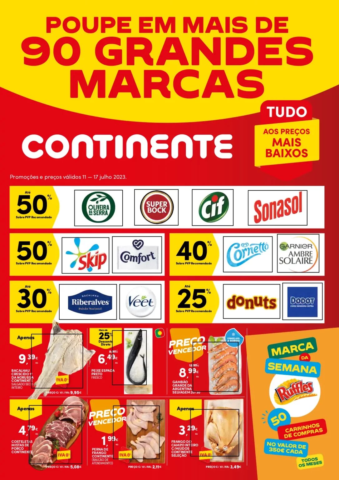 Folheto Continente desta semana (11 a 17 julho)