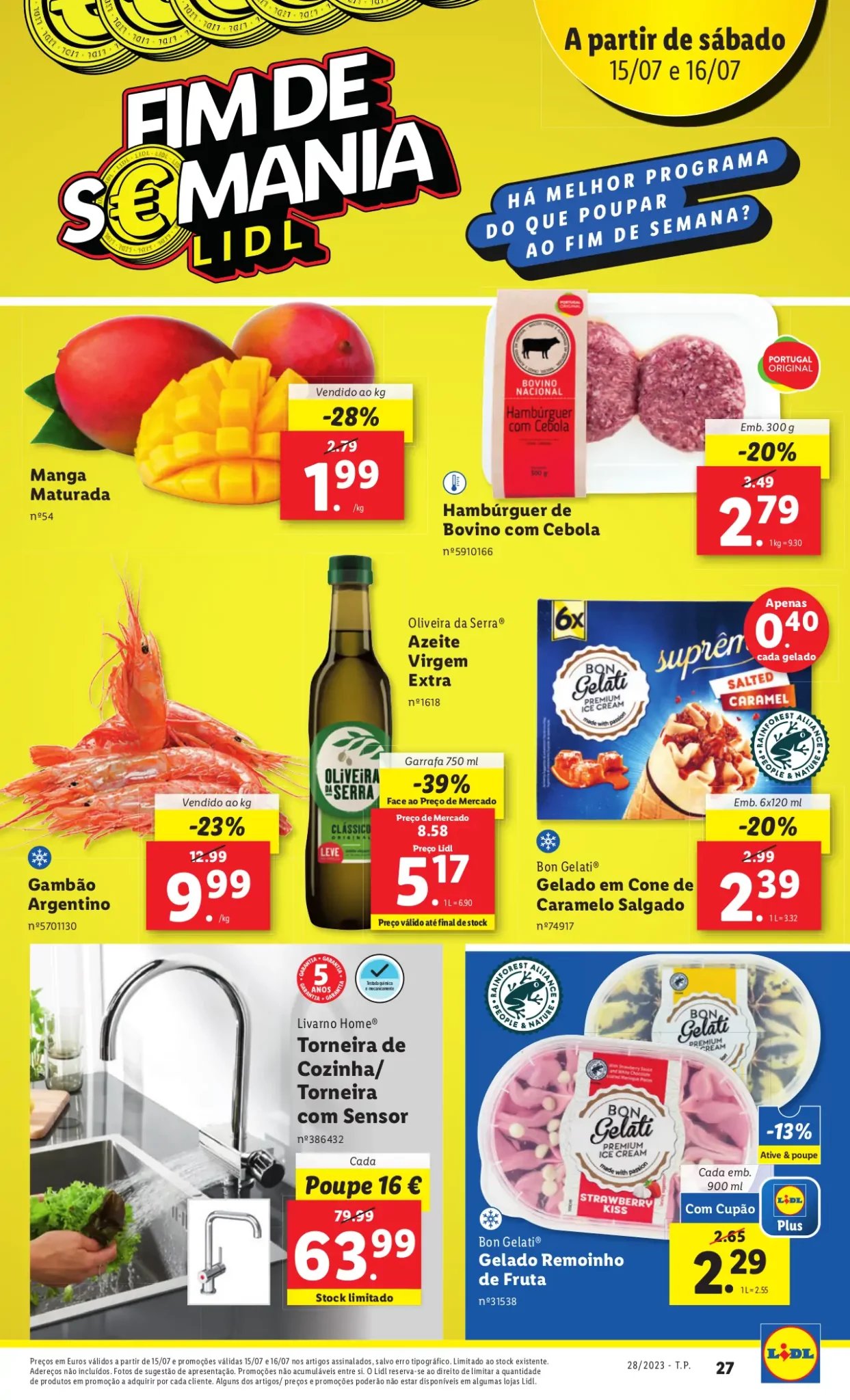 Folheto LiDL Fim-de-semana (15 e 16 julho)