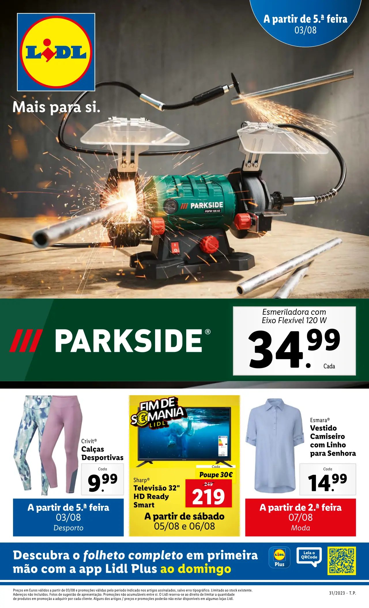 Antevis&atilde;o Folheto LiDL Novidades (a partir de 3 agosto)