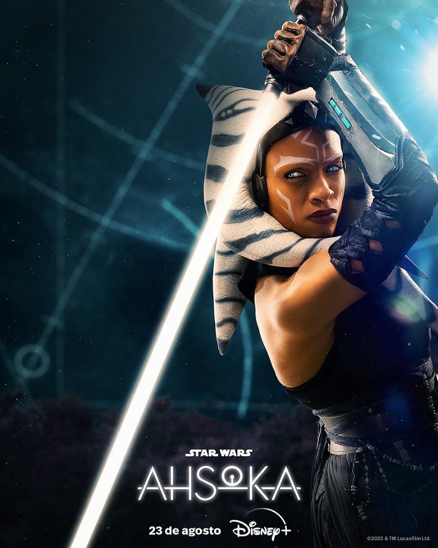 “Star Wars: Ahsoka” estreia com dois epis&oacute;dios no Disney+ a 23 de agosto: conhe&ccedil;a o elenco e enredo