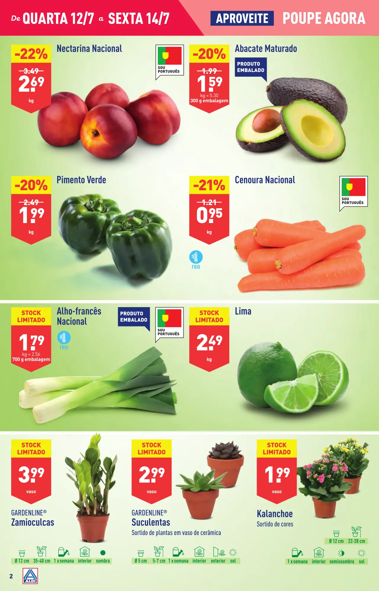 Antevis&atilde;o Folheto ALDI (12 a 18 julho)