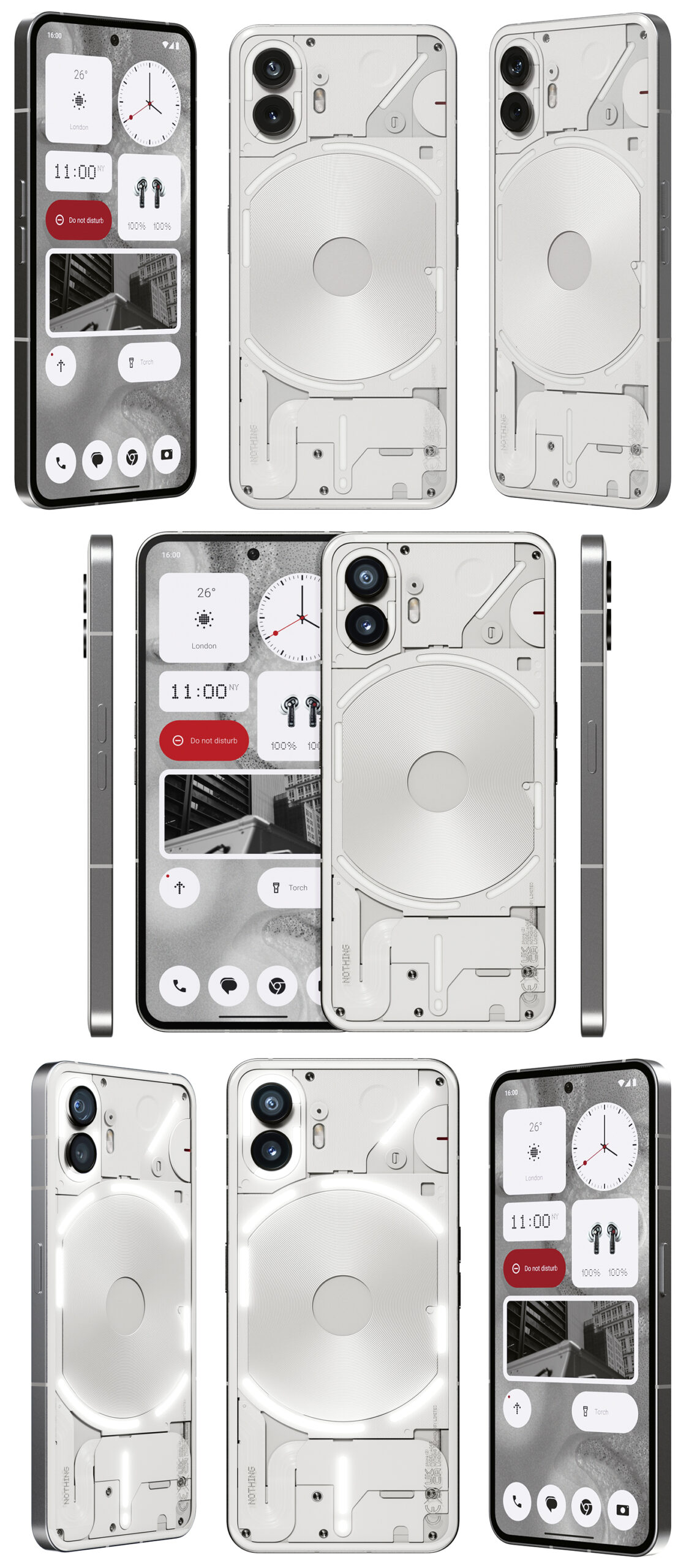 Reveladas imagens do novo Nothing Phone 2: conhe&ccedil;a todos os detalhes do design e interface