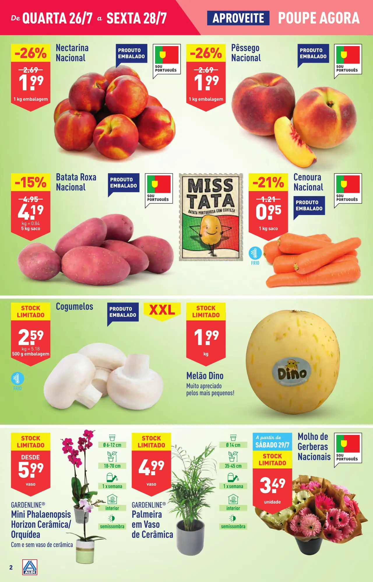 Antevis&atilde;o Folheto ALDI (26 julho a 1 agosto)