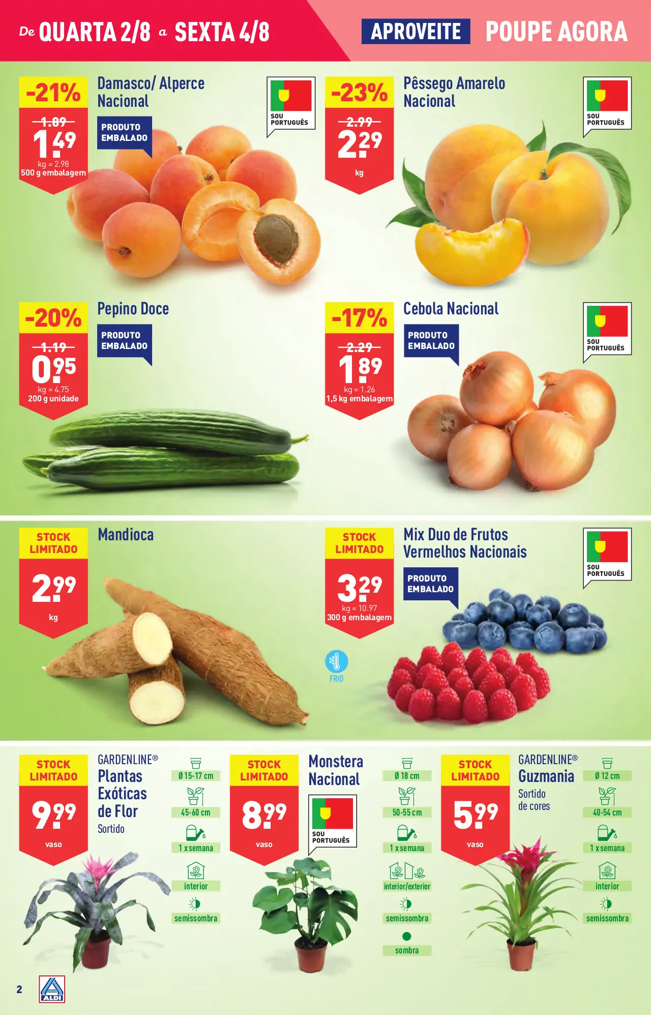 Antevis&atilde;o Folheto ALDI (2 a 8 agosto)