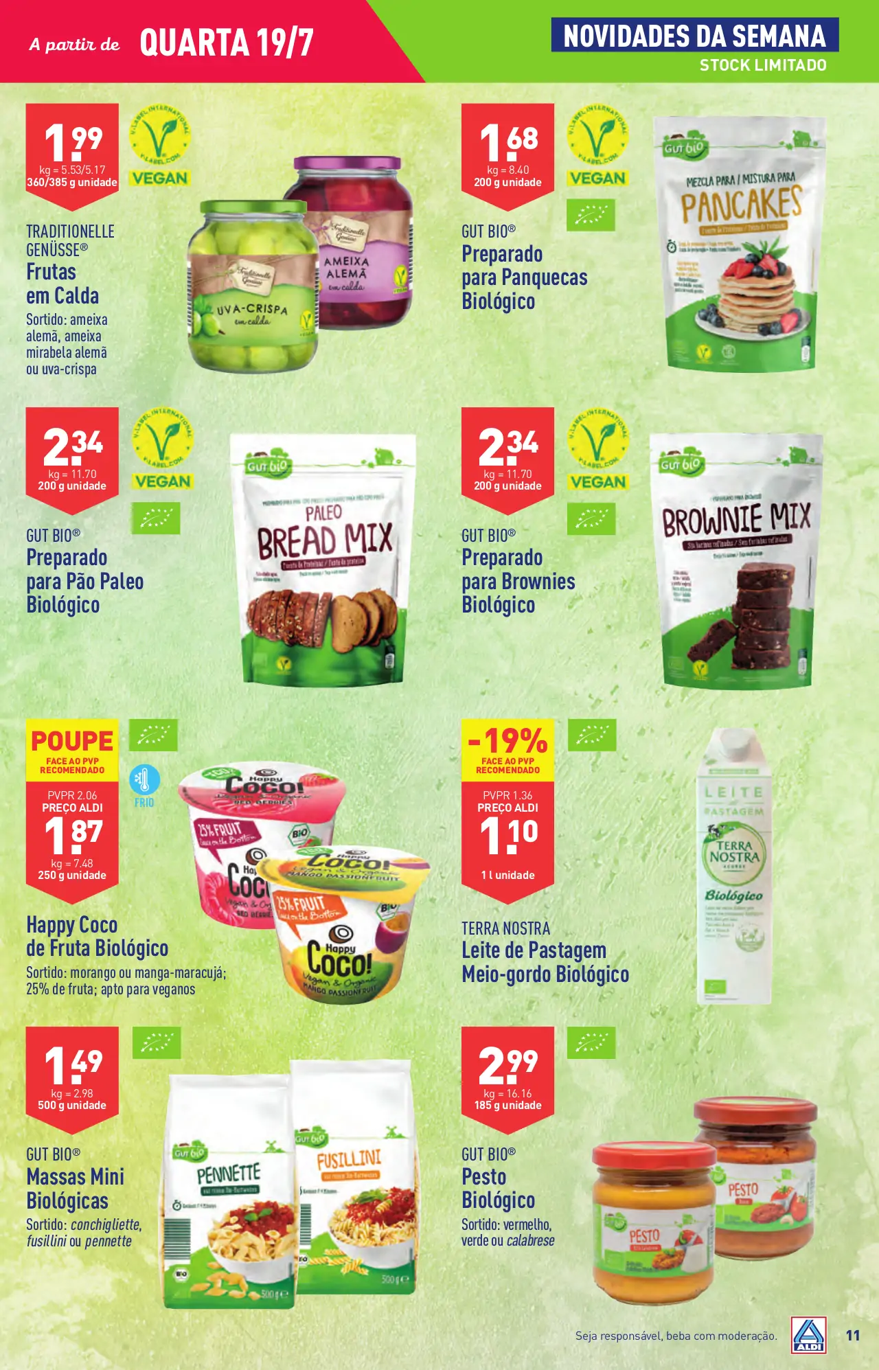 Antevis&atilde;o Folheto ALDI (19 a 25 julho)