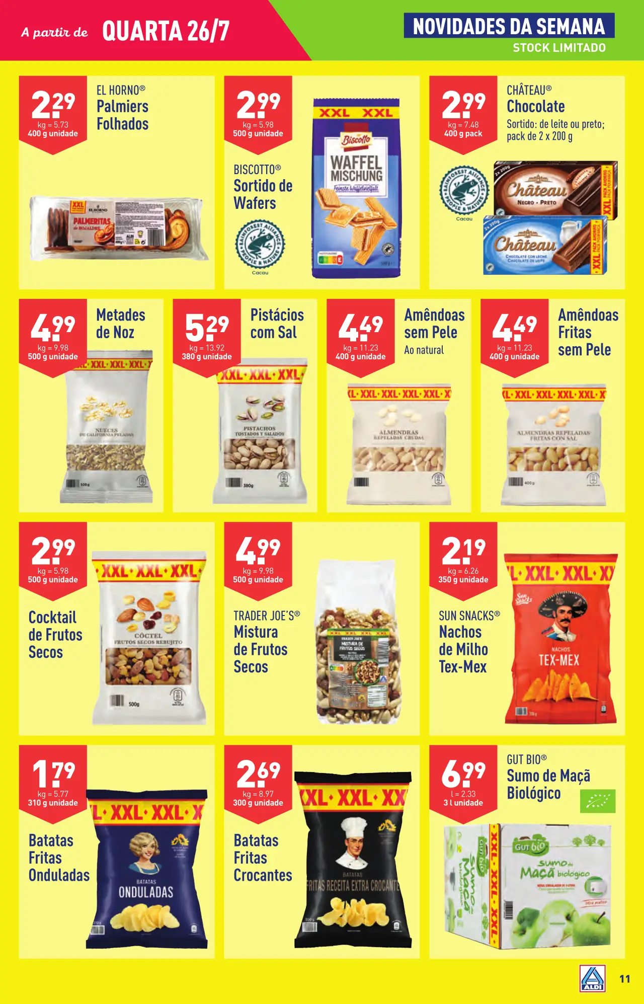 Antevis&atilde;o Folheto ALDI (26 julho a 1 agosto)