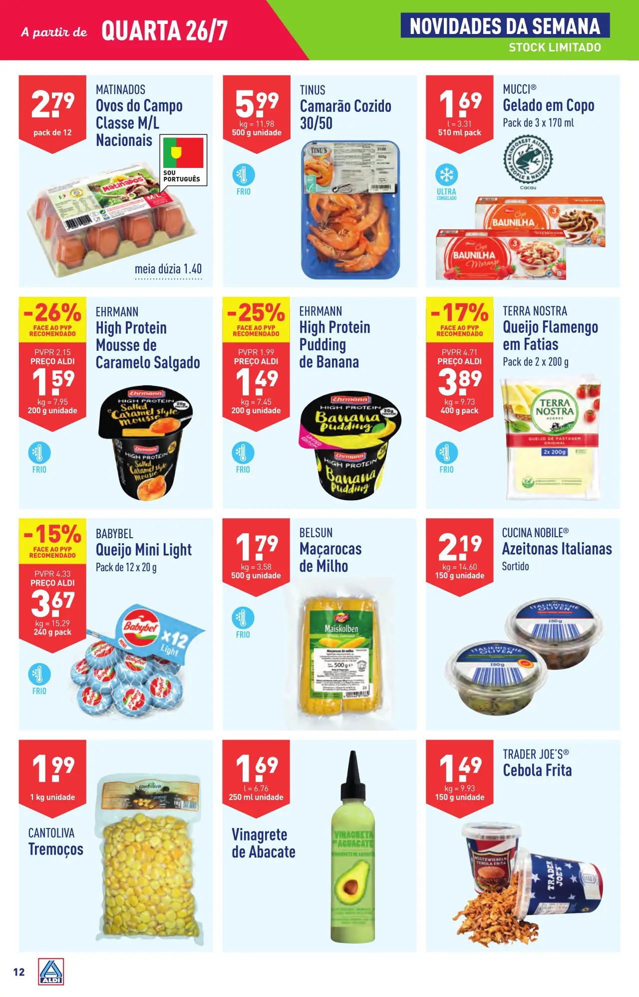 Antevis&atilde;o Folheto ALDI (26 julho a 1 agosto)
