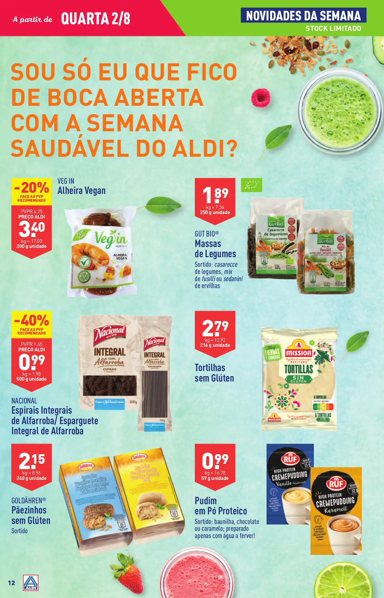 Antevis&atilde;o Folheto ALDI (2 a 8 agosto)