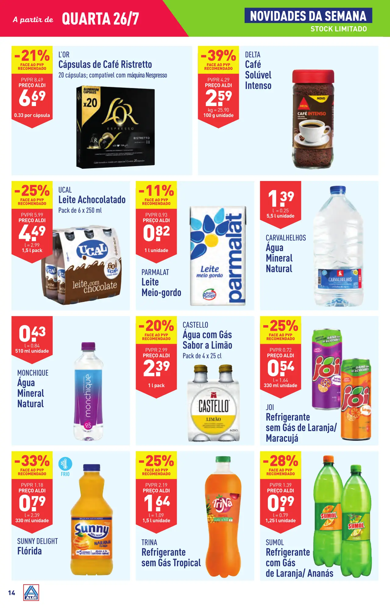 Antevis&atilde;o Folheto ALDI (26 julho a 1 agosto)