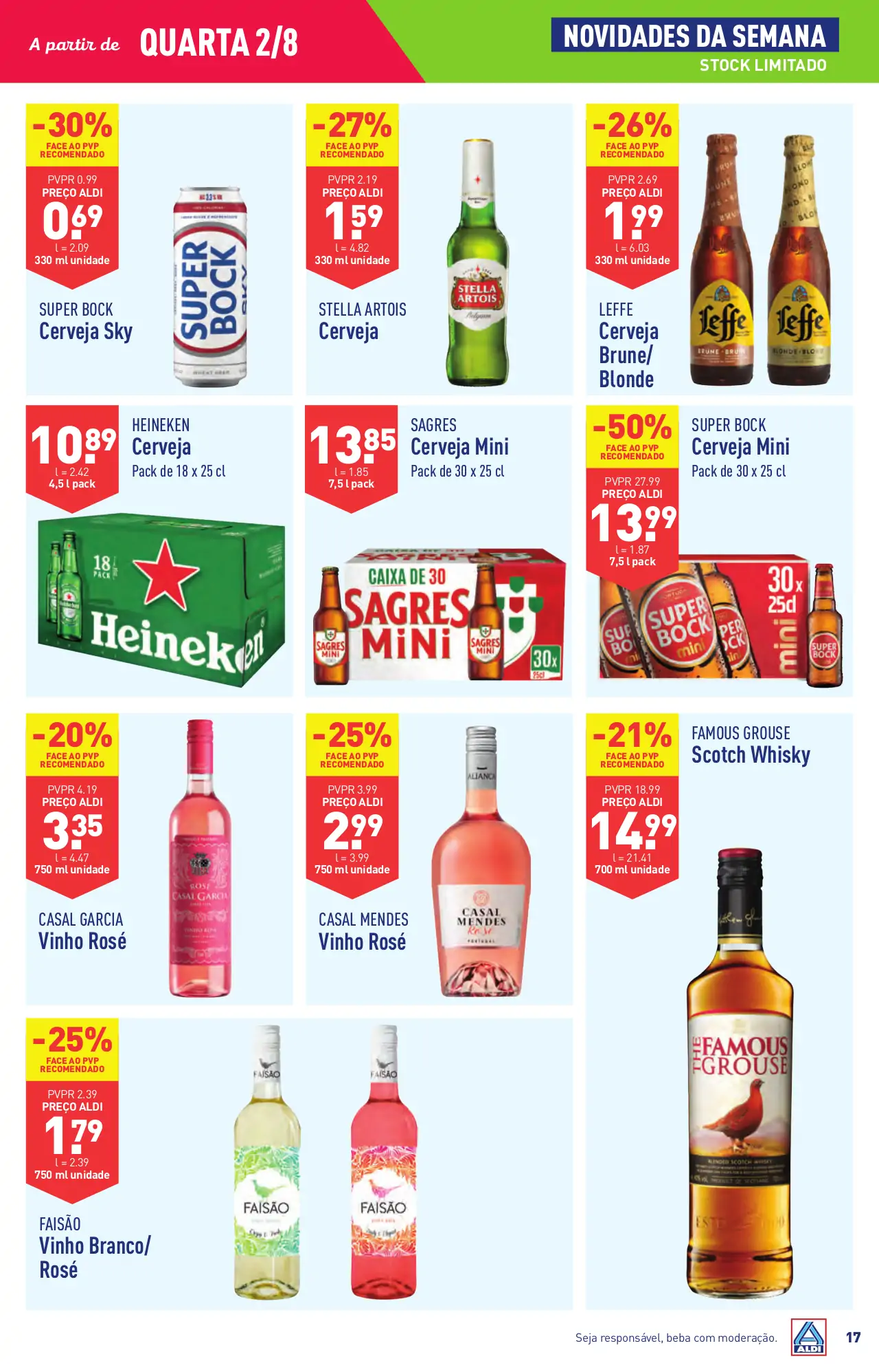 Antevis&atilde;o Folheto ALDI (2 a 8 agosto)