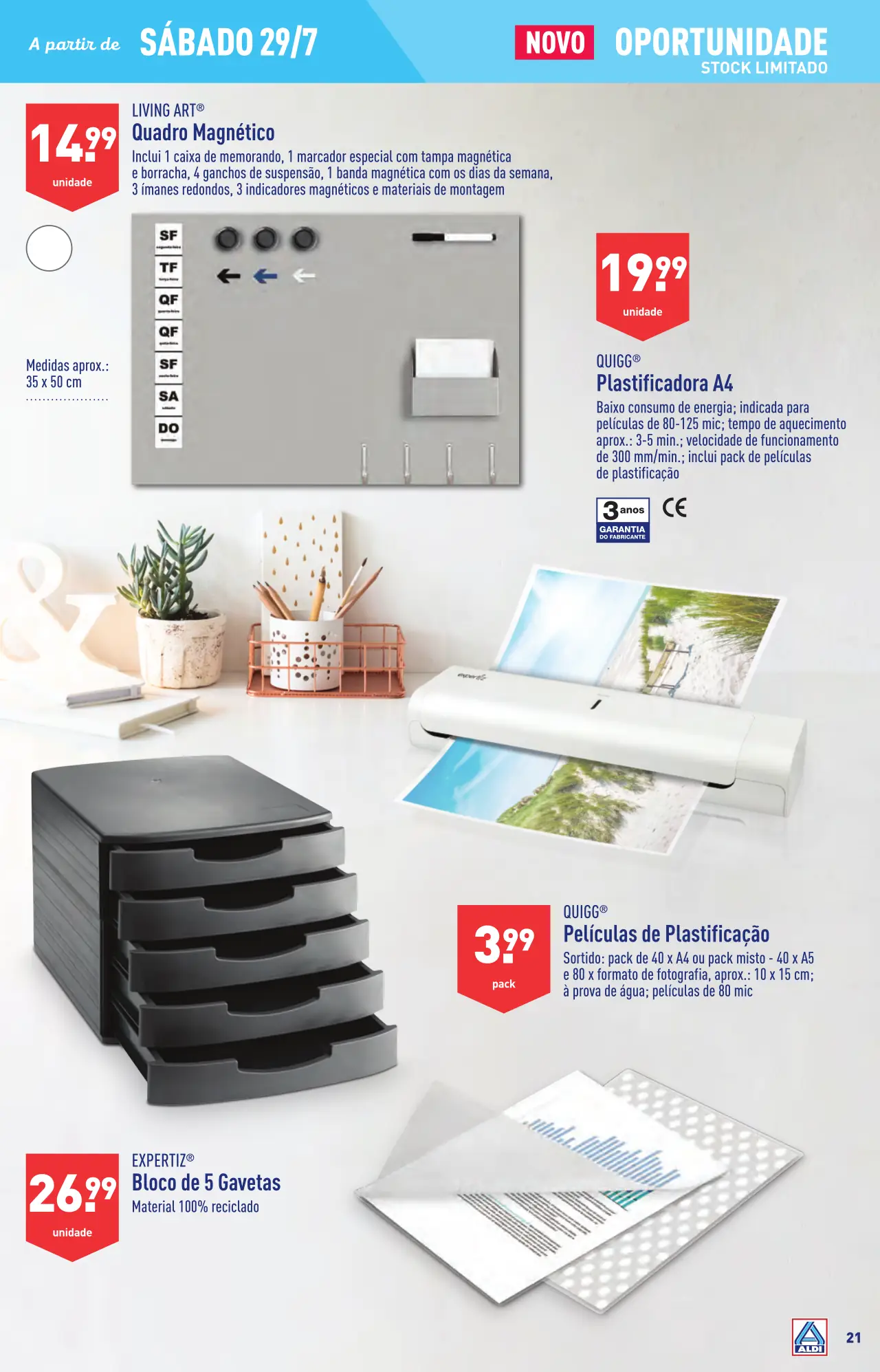 Antevis&atilde;o Folheto ALDI (26 julho a 1 agosto)