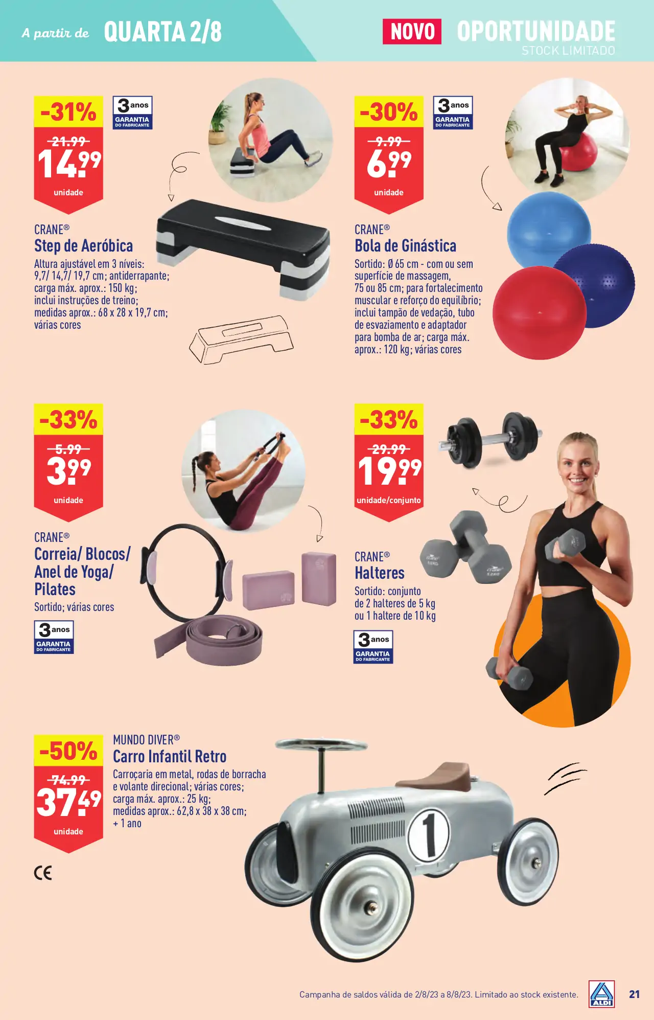 Antevis&atilde;o Folheto ALDI (2 a 8 agosto)