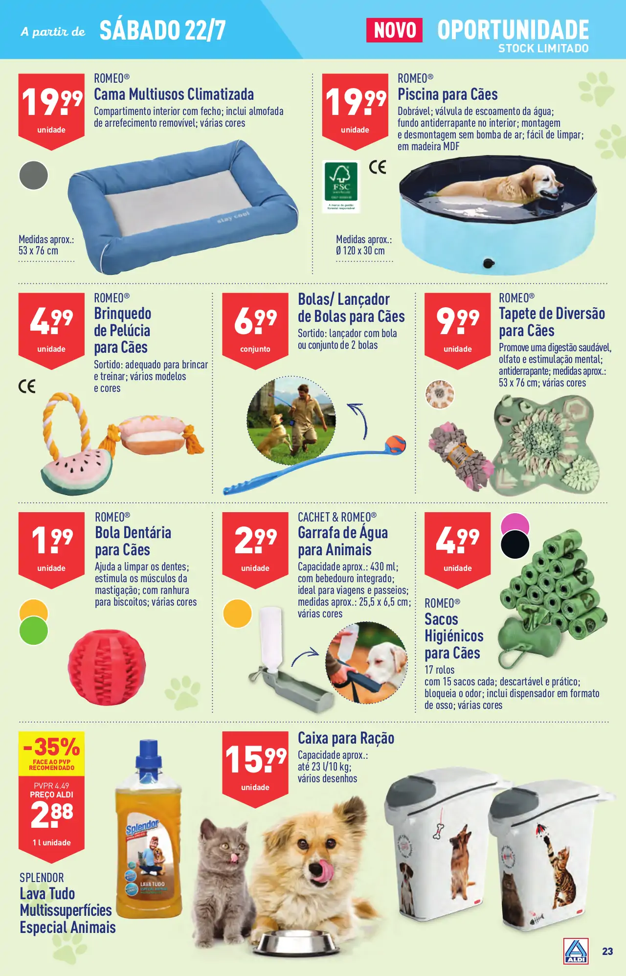 Antevis&atilde;o Folheto ALDI (19 a 25 julho)