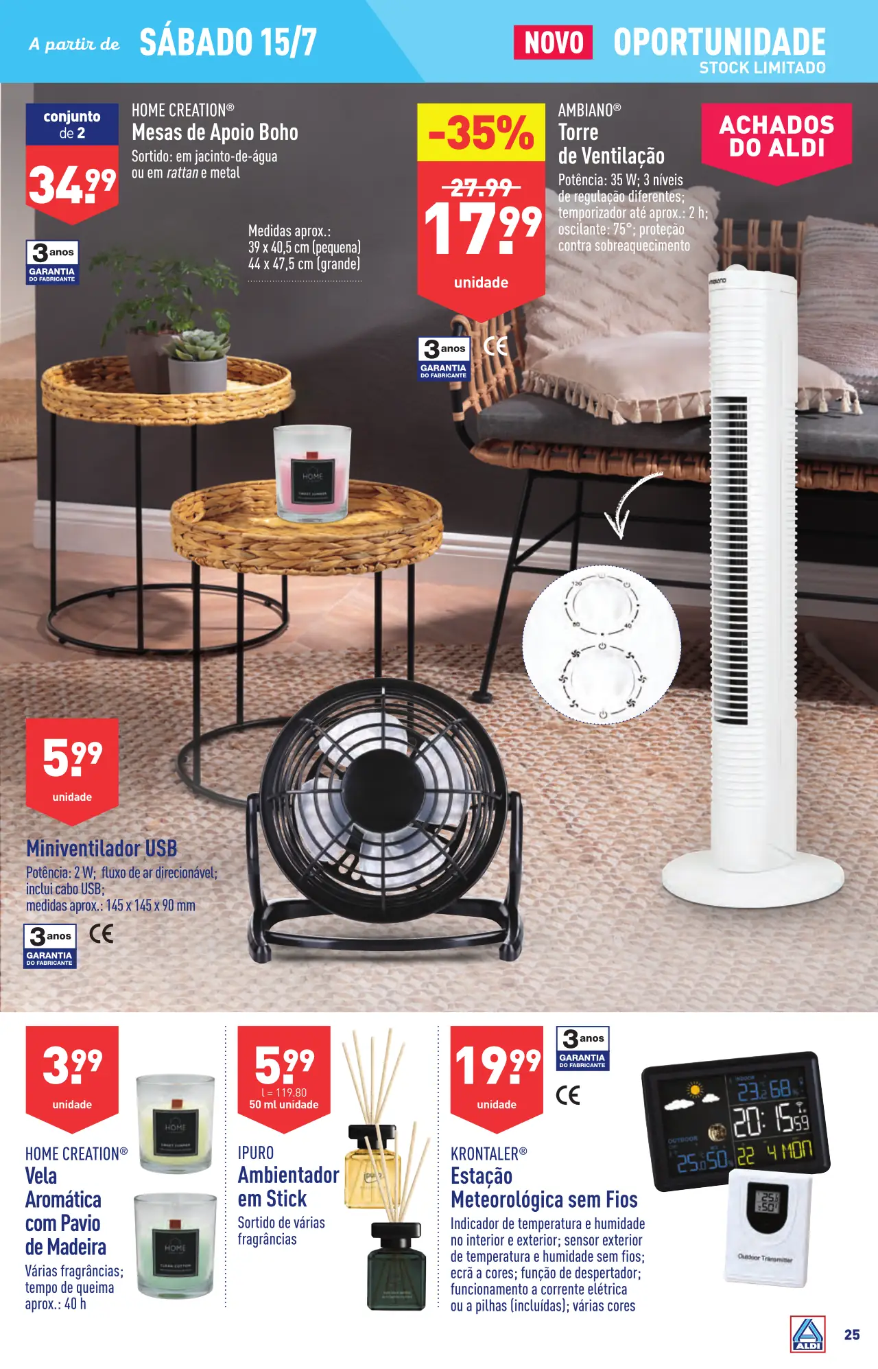 Antevis&atilde;o Folheto ALDI (12 a 18 julho)