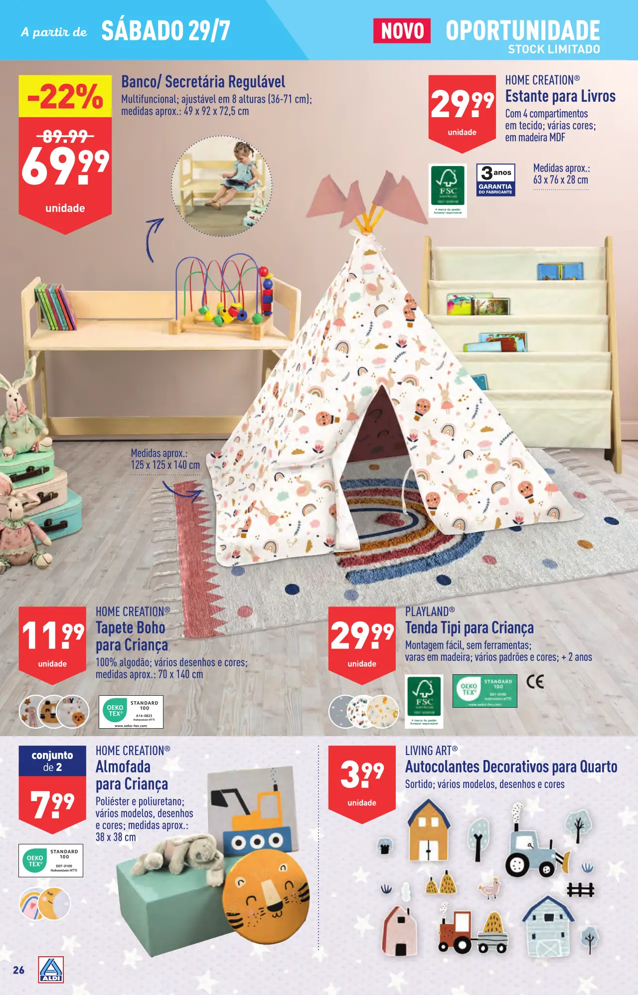 Antevis&atilde;o Folheto ALDI (26 julho a 1 agosto)