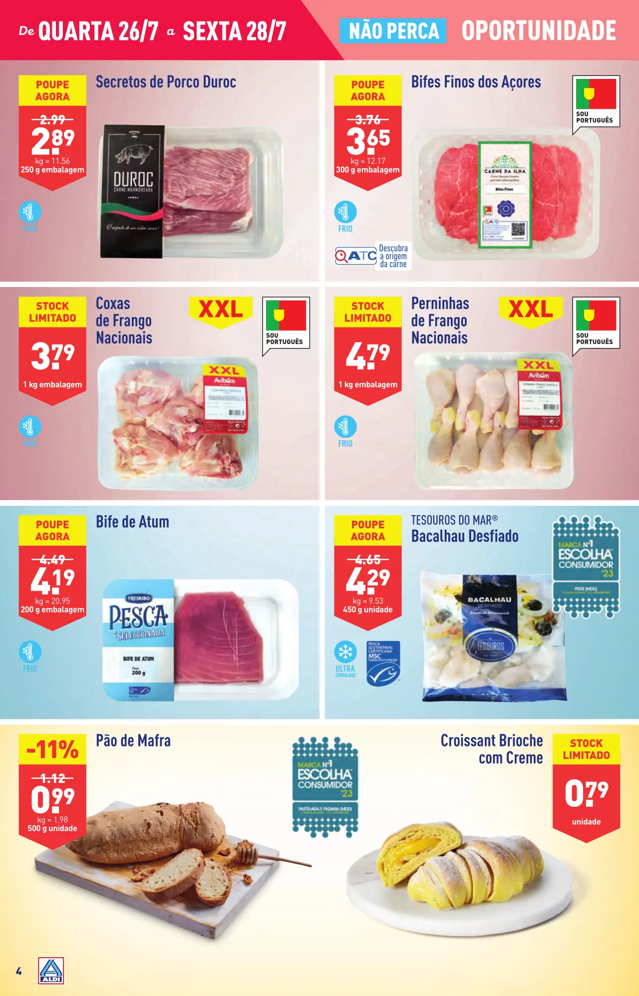 Antevis&atilde;o Folheto ALDI (26 julho a 1 agosto)