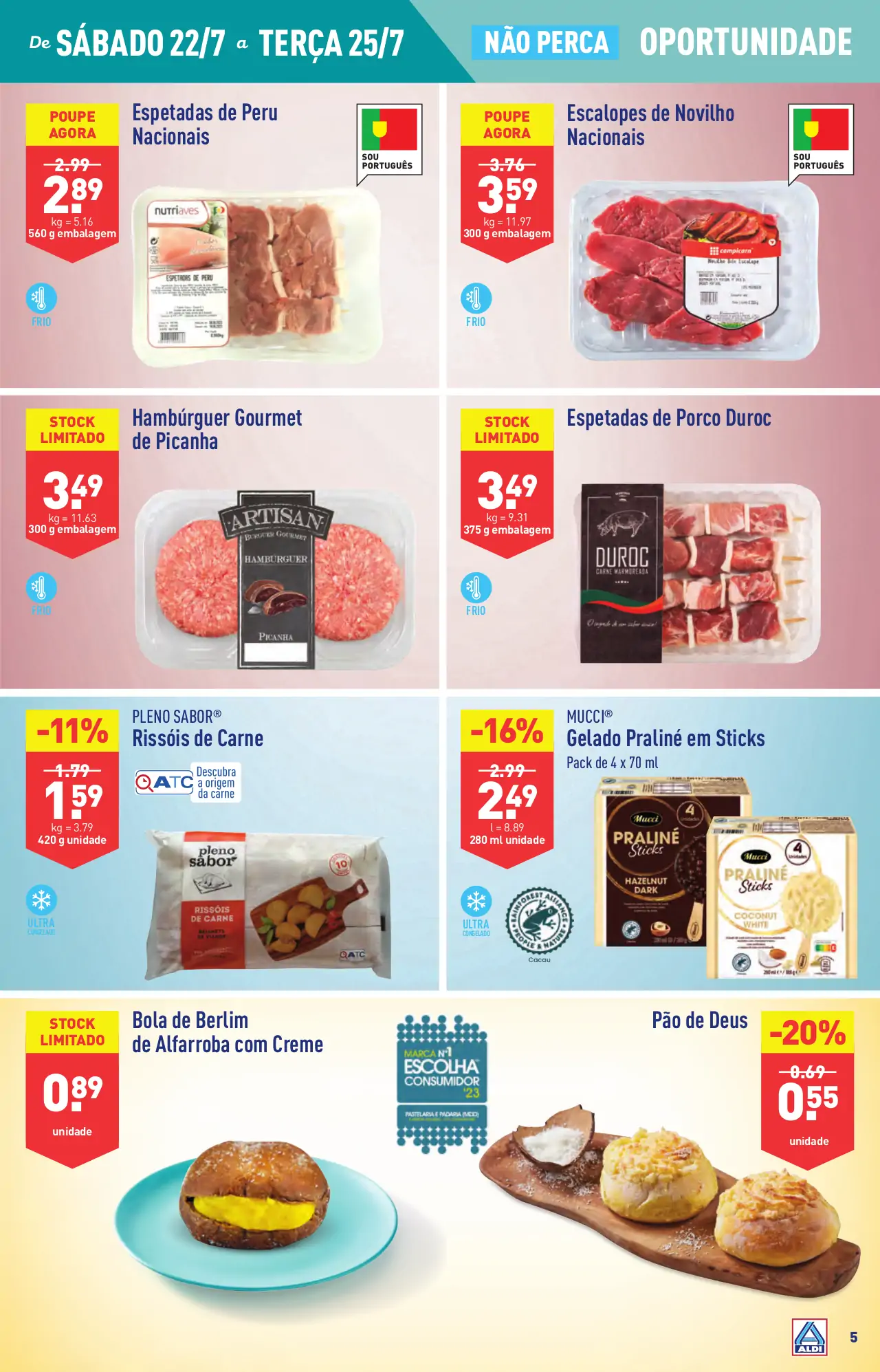 Antevis&atilde;o Folheto ALDI (19 a 25 julho)