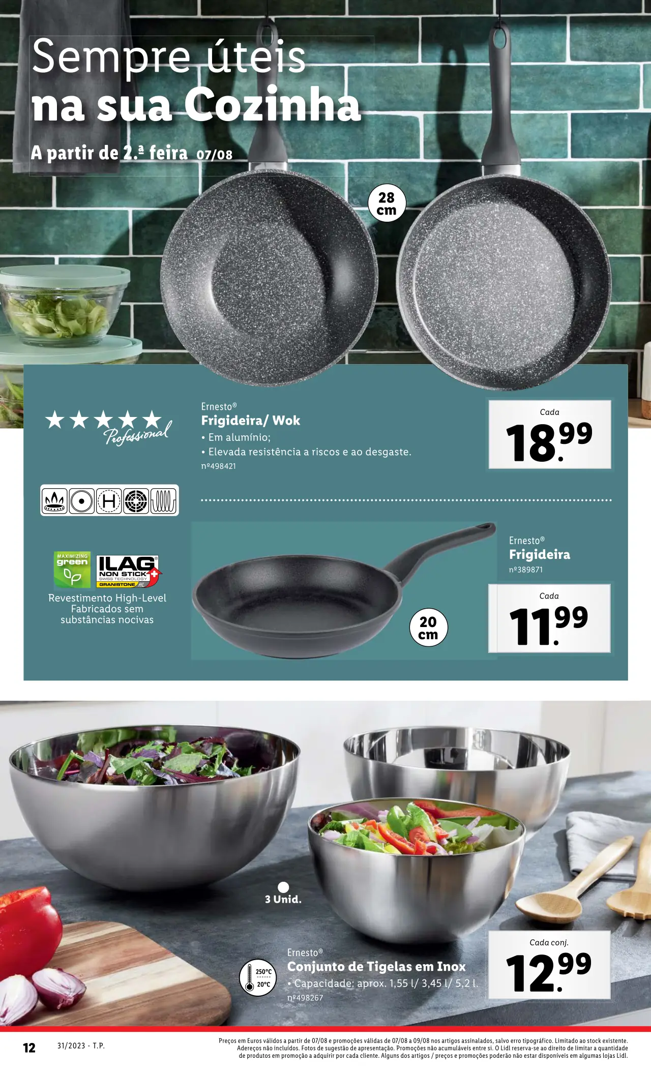 Antevis&atilde;o Folheto LiDL Novidades (a partir de 3 agosto)