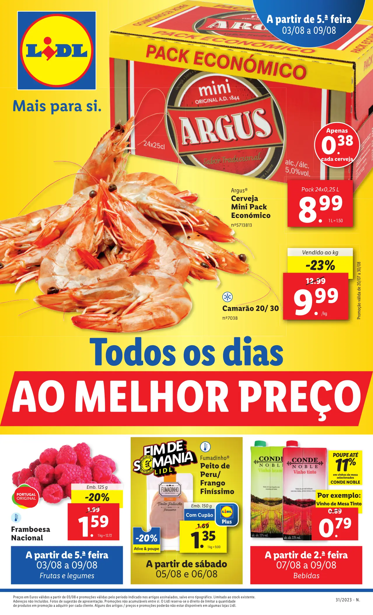 Antevis&atilde;o Folheto LiDL Novidades (a partir de 3 agosto)