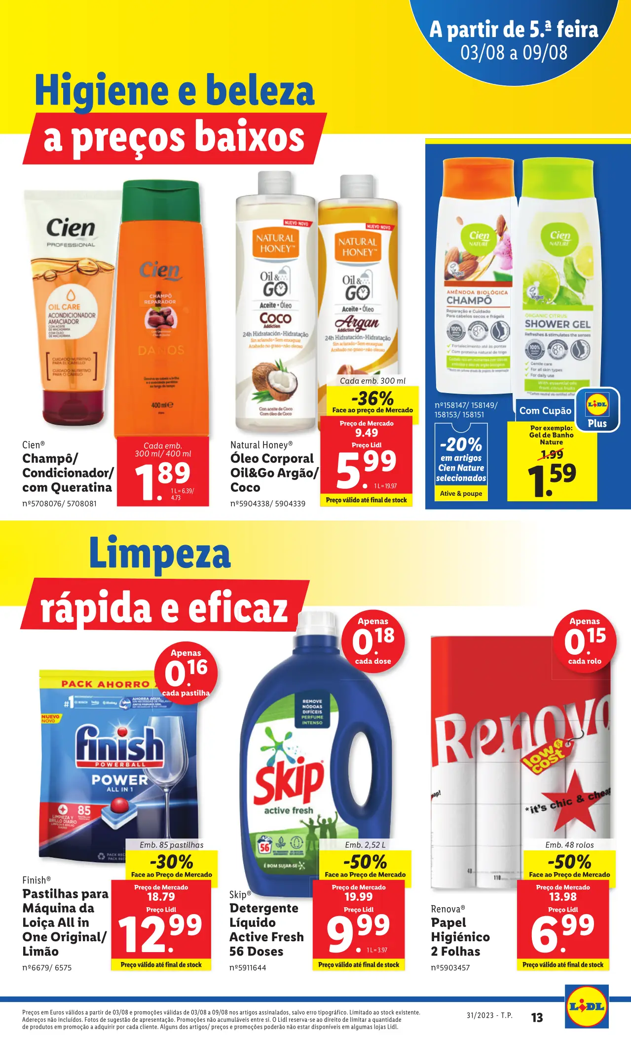 Antevis&atilde;o Folheto LiDL Novidades (a partir de 3 agosto)
