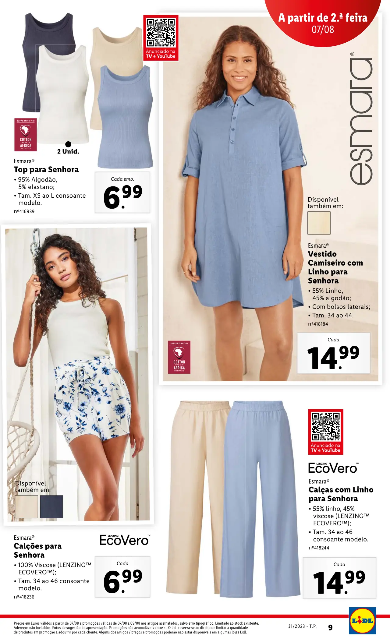 Antevis&atilde;o Folheto LiDL Novidades (a partir de 3 agosto)