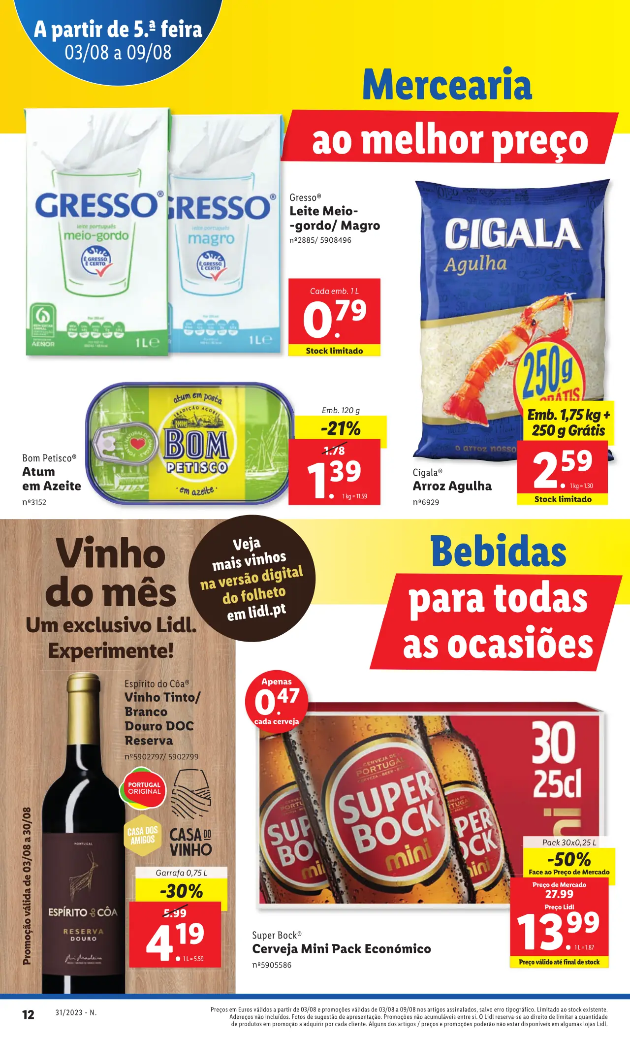 Antevis&atilde;o Folheto LiDL Promo&ccedil;&otilde;es (3 a 9 agosto)
