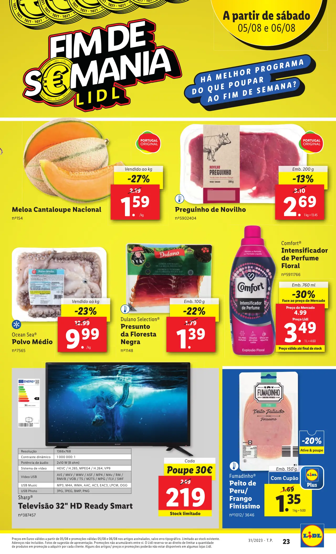 Antevis&atilde;o Folheto LiDL Promo&ccedil;&otilde;es (3 a 9 agosto)
