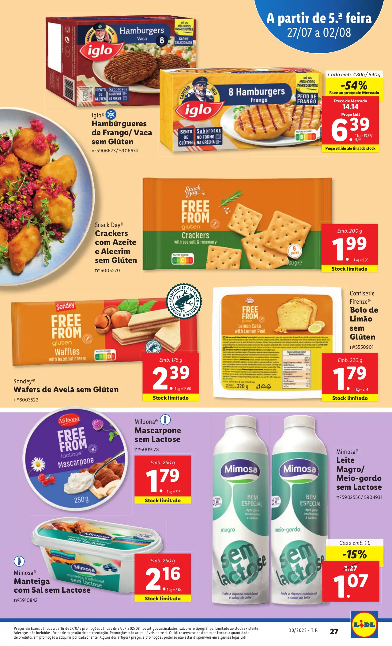 Antevis&atilde;o Folheto LIDL Promo&ccedil;&otilde;es (27 julho a 2 agosto)