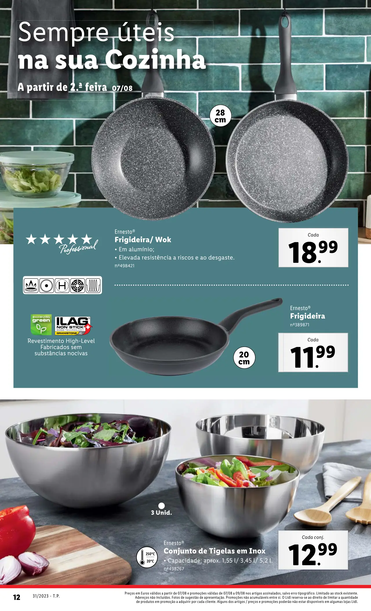 Antevis&atilde;o Folheto LiDL Promo&ccedil;&otilde;es (3 a 9 agosto)