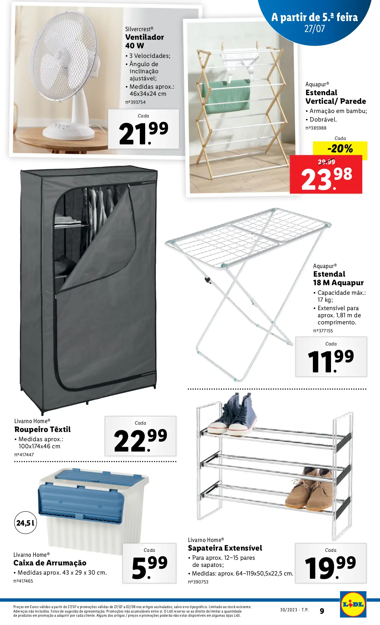 Antevis&atilde;o Folheto LIDL Promo&ccedil;&otilde;es (27 julho a 2 agosto)