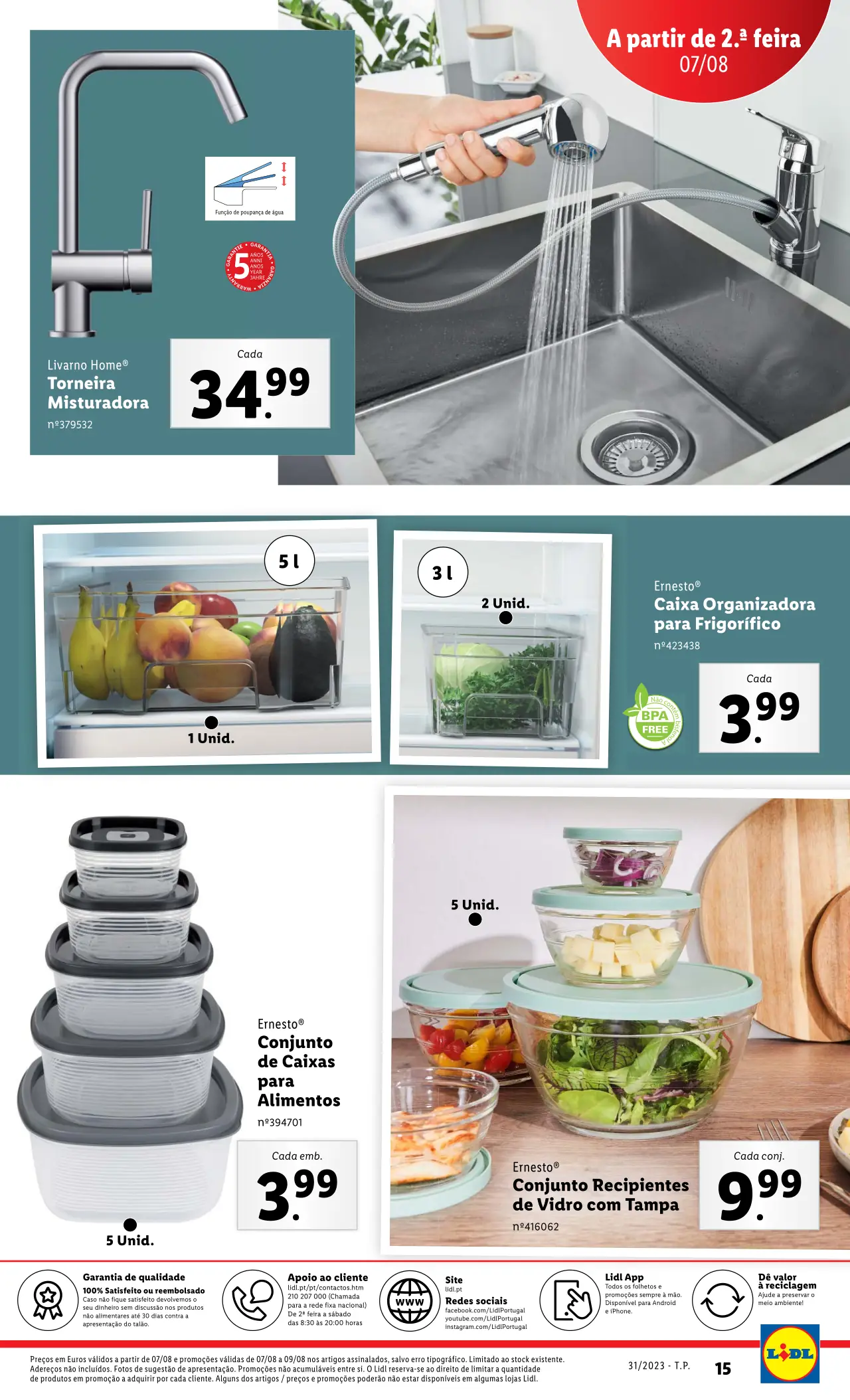 Antevis&atilde;o Folheto LiDL Promo&ccedil;&otilde;es (3 a 9 agosto)