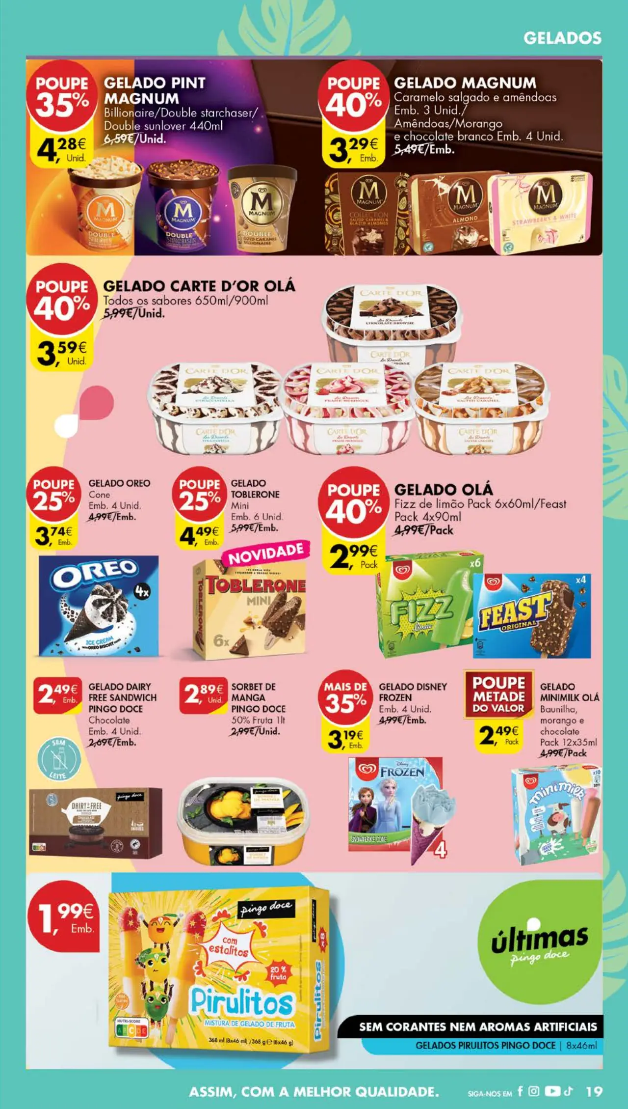 Antevis&atilde;o Folheto Pingo Doce (18 a 24 julho)