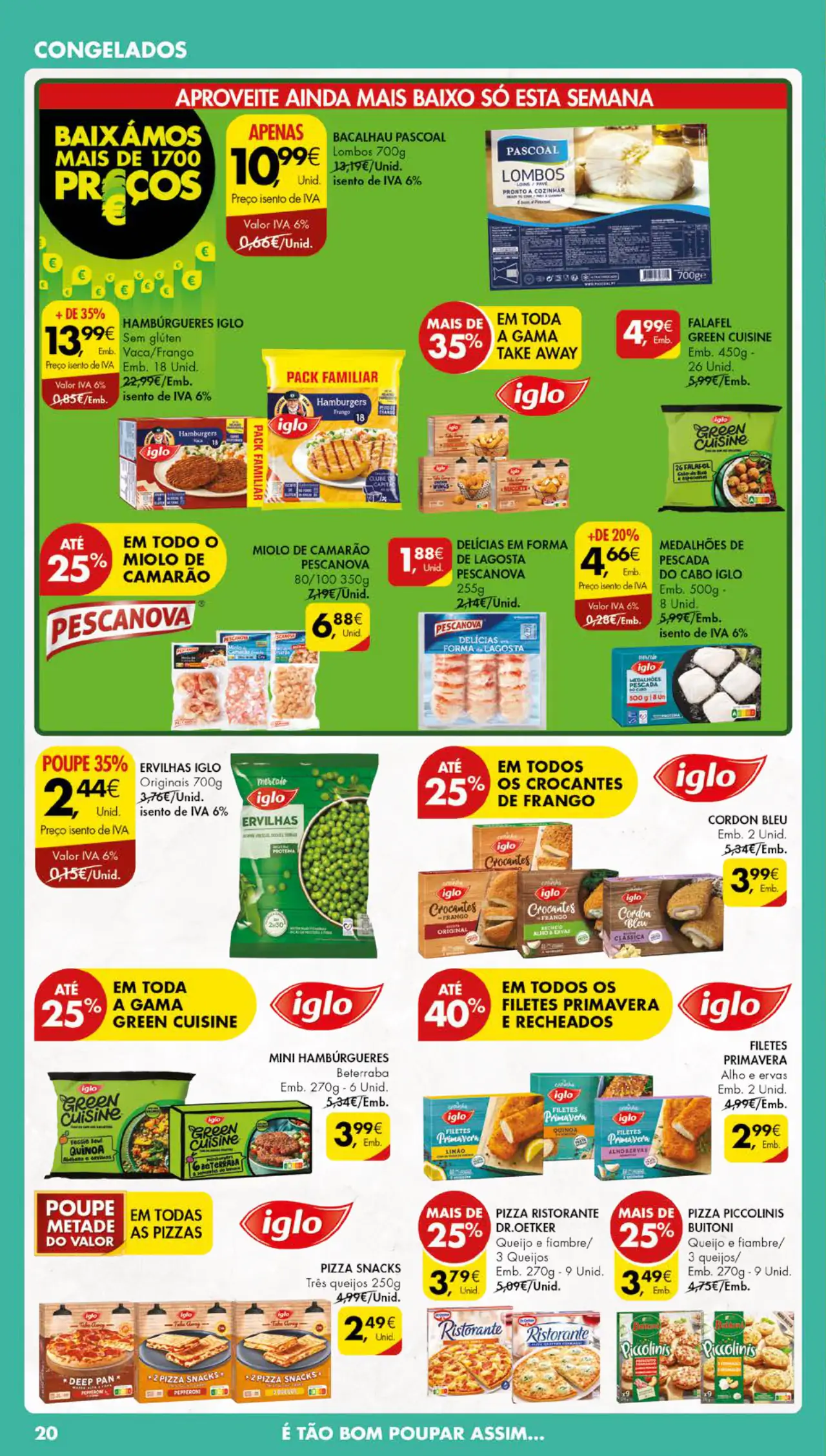 Antevis&atilde;o Folheto Pingo Doce (1 a 8 agosto)