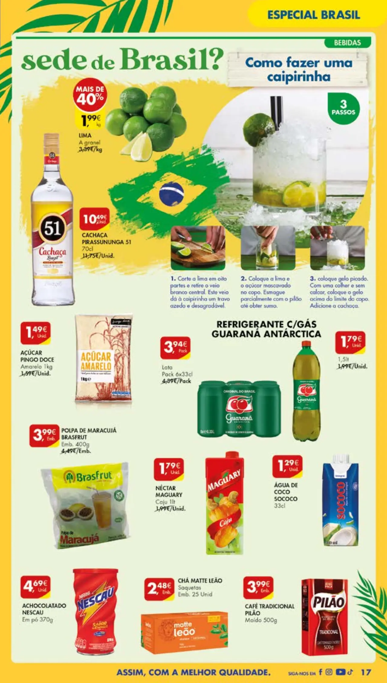 Antevis&atilde;o Folheto Pingo Doce (11 a 17 julho)