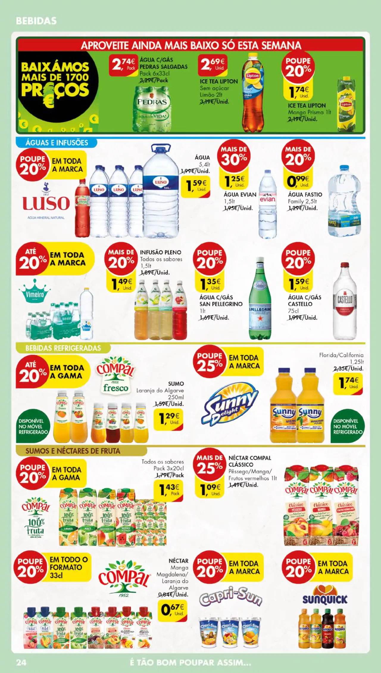 Antevis&atilde;o Folheto Pingo Doce (1 a 8 agosto)