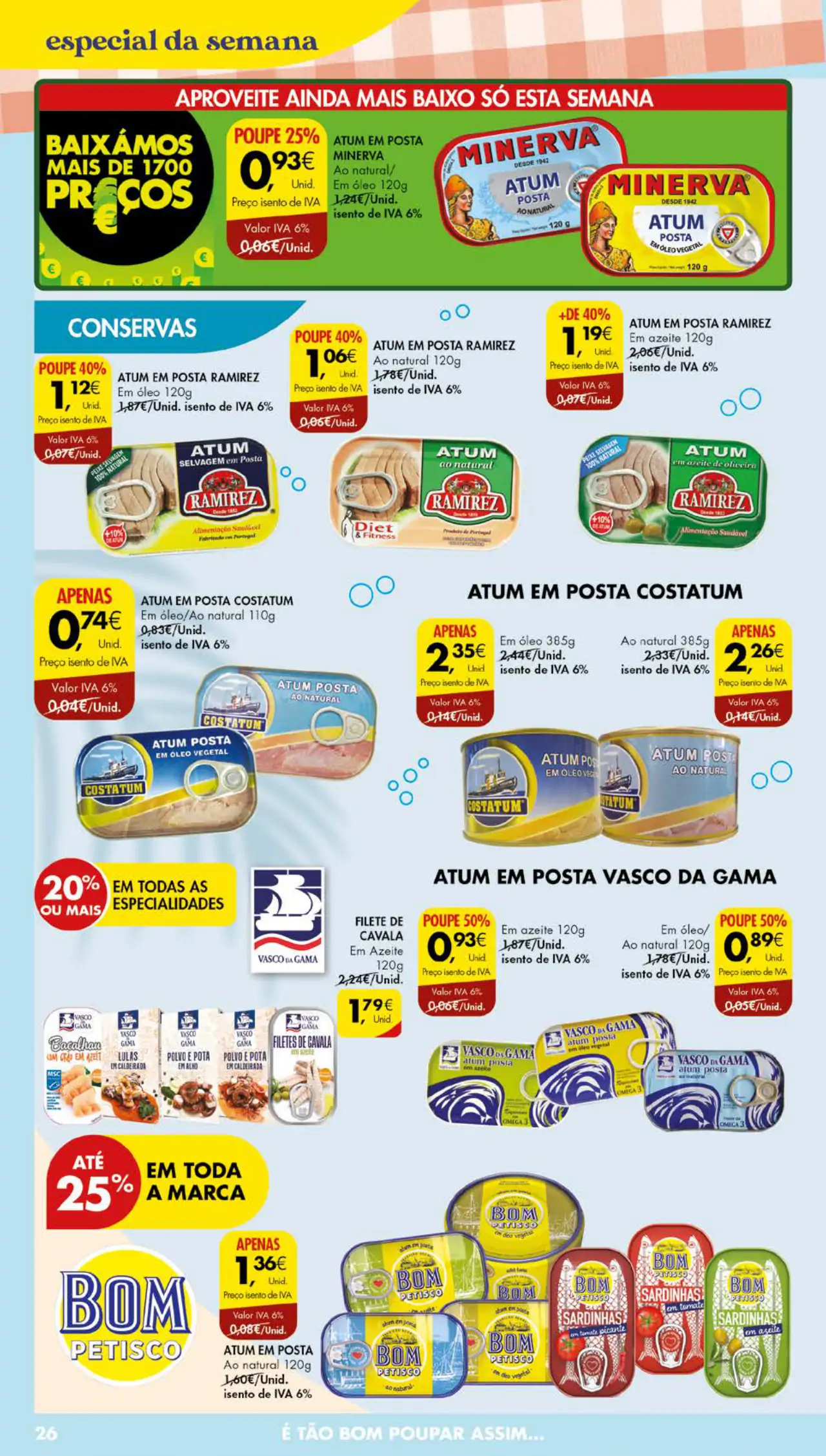 Antevis&atilde;o Folheto Pingo Doce (1 a 8 agosto)