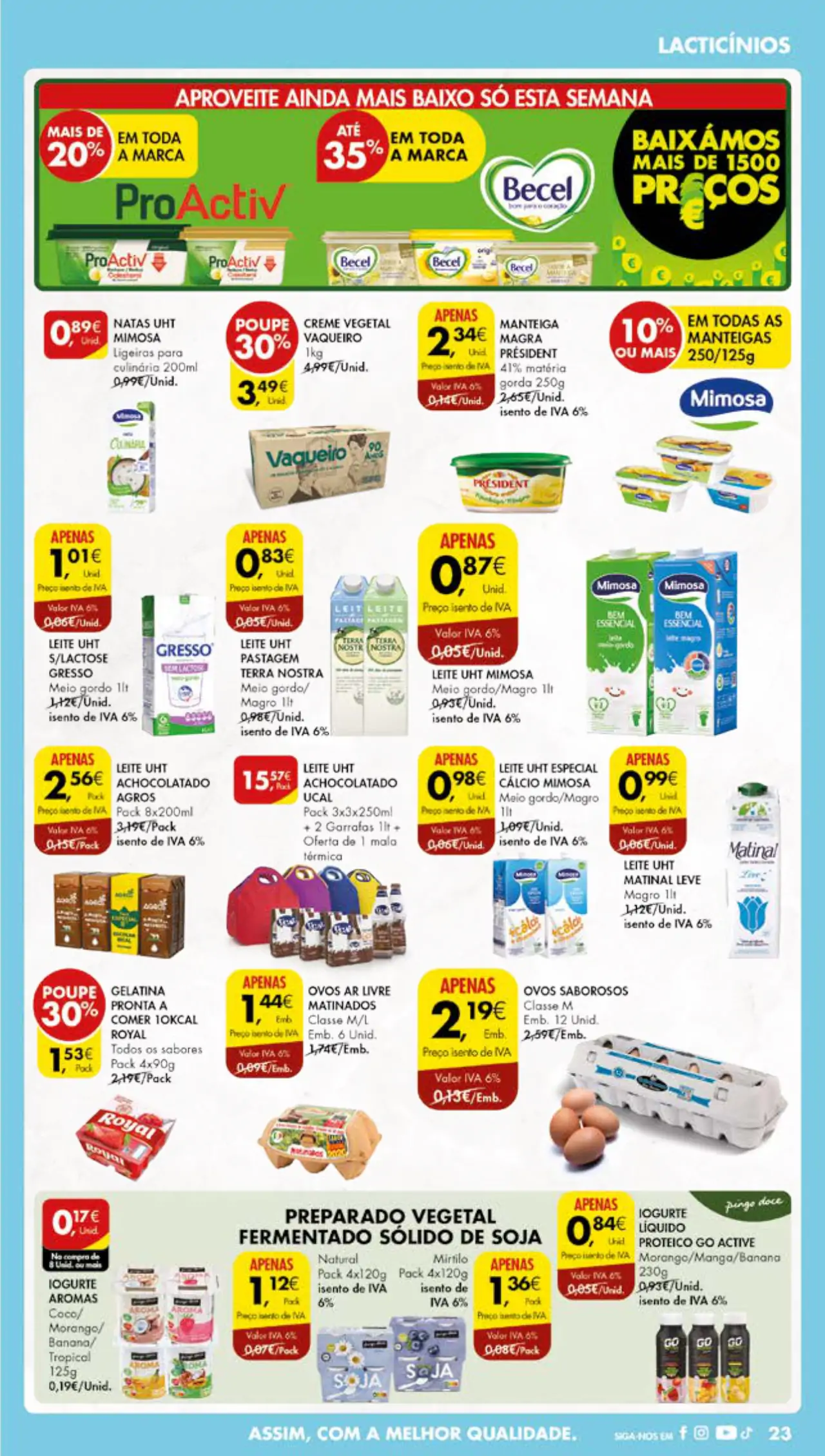 Antevis&atilde;o Folheto Pingo Doce (4 a 10 julho)