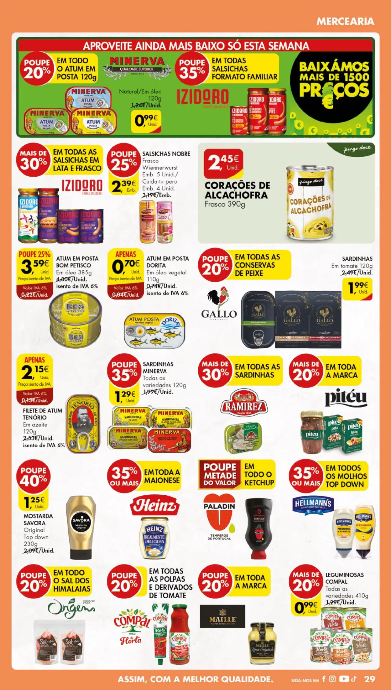 Antevis&atilde;o Folheto Pingo Doce desta semana (25 a 31 julho)