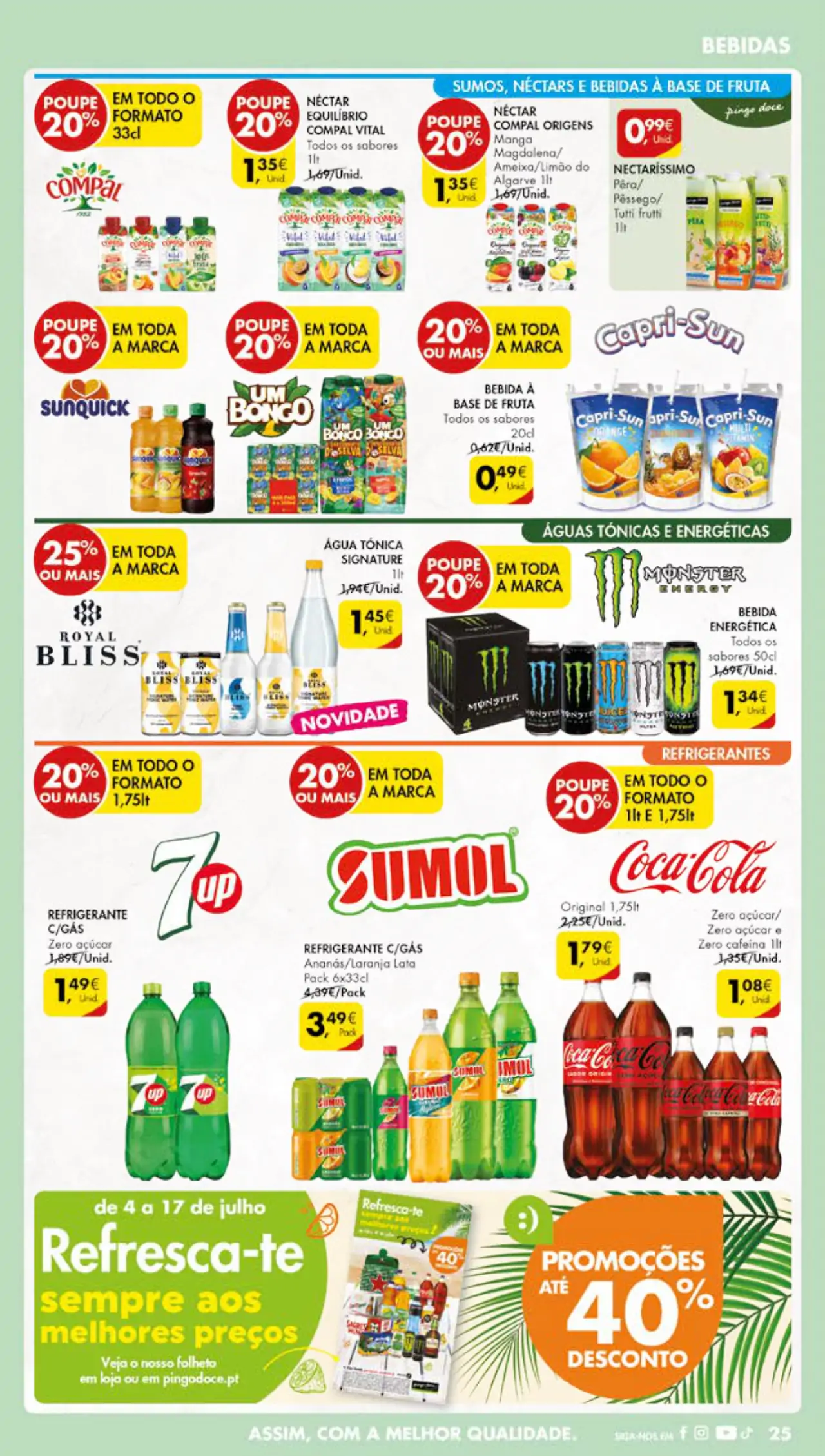 Antevis&atilde;o Folheto Pingo Doce (4 a 10 julho)