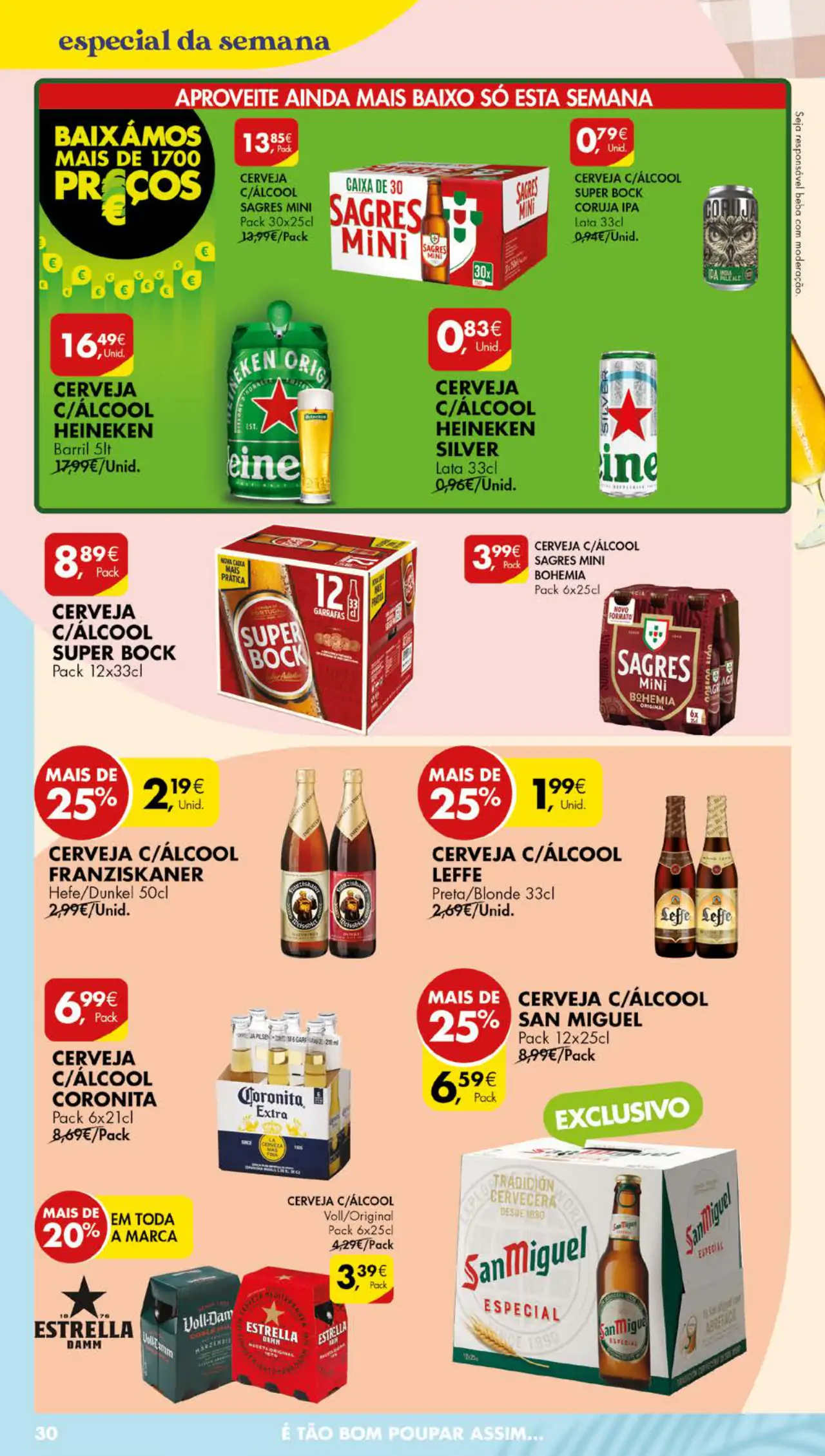 Antevis&atilde;o Folheto Pingo Doce (1 a 8 agosto)