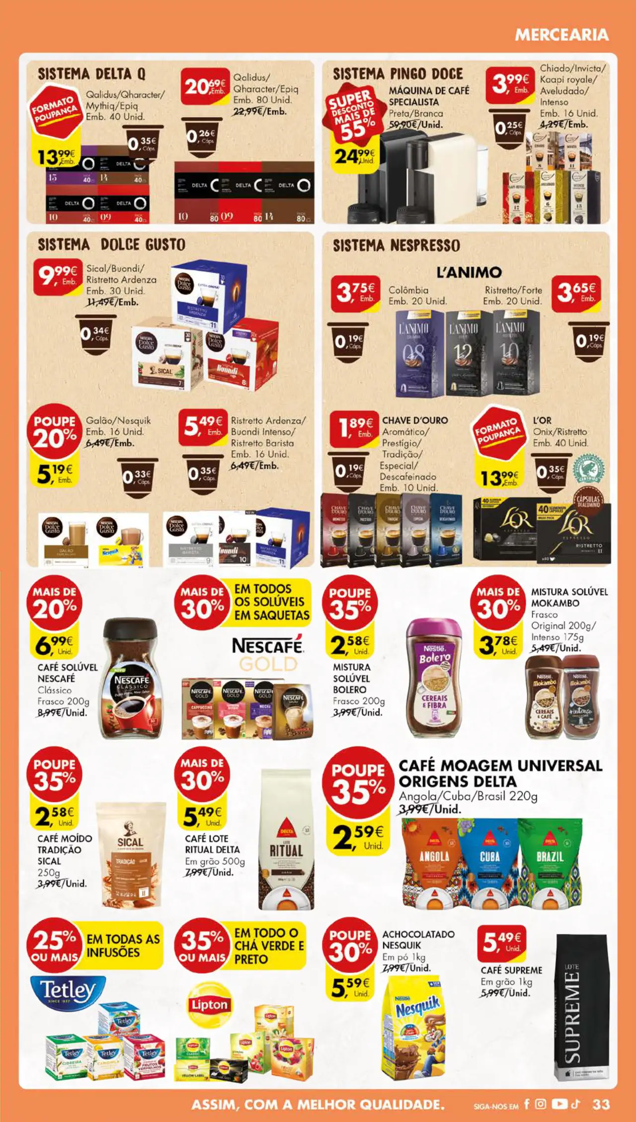 Antevis&atilde;o Folheto Pingo Doce (1 a 8 agosto)