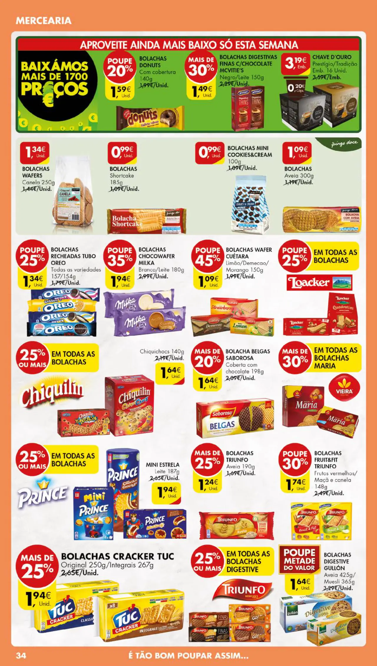 Antevis&atilde;o Folheto Pingo Doce (1 a 8 agosto)