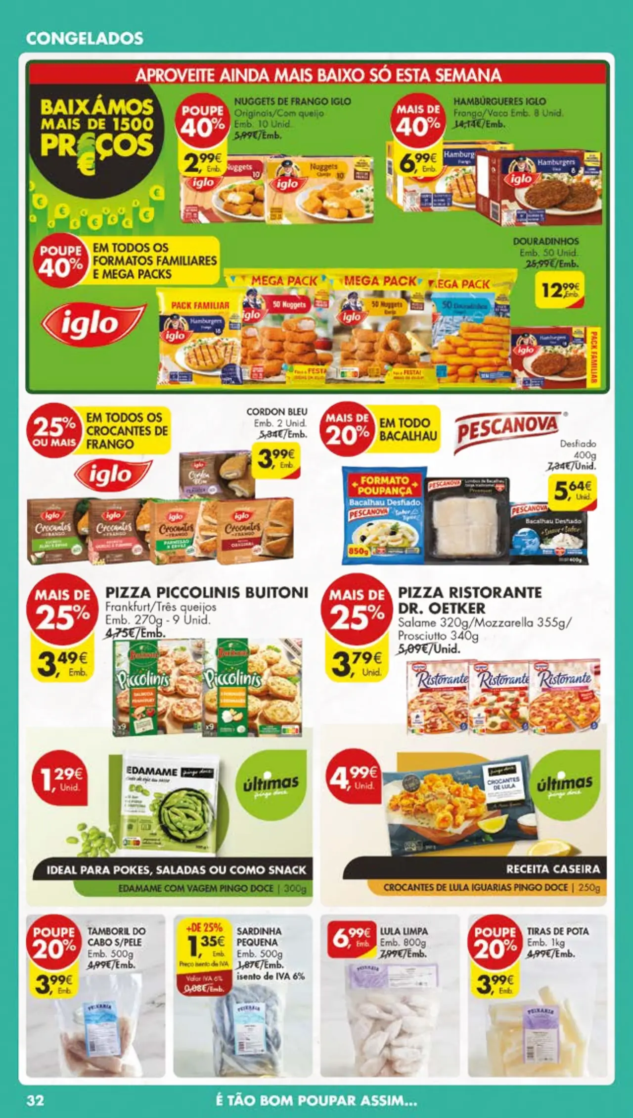 Antevis&atilde;o Folheto Pingo Doce (11 a 17 julho)