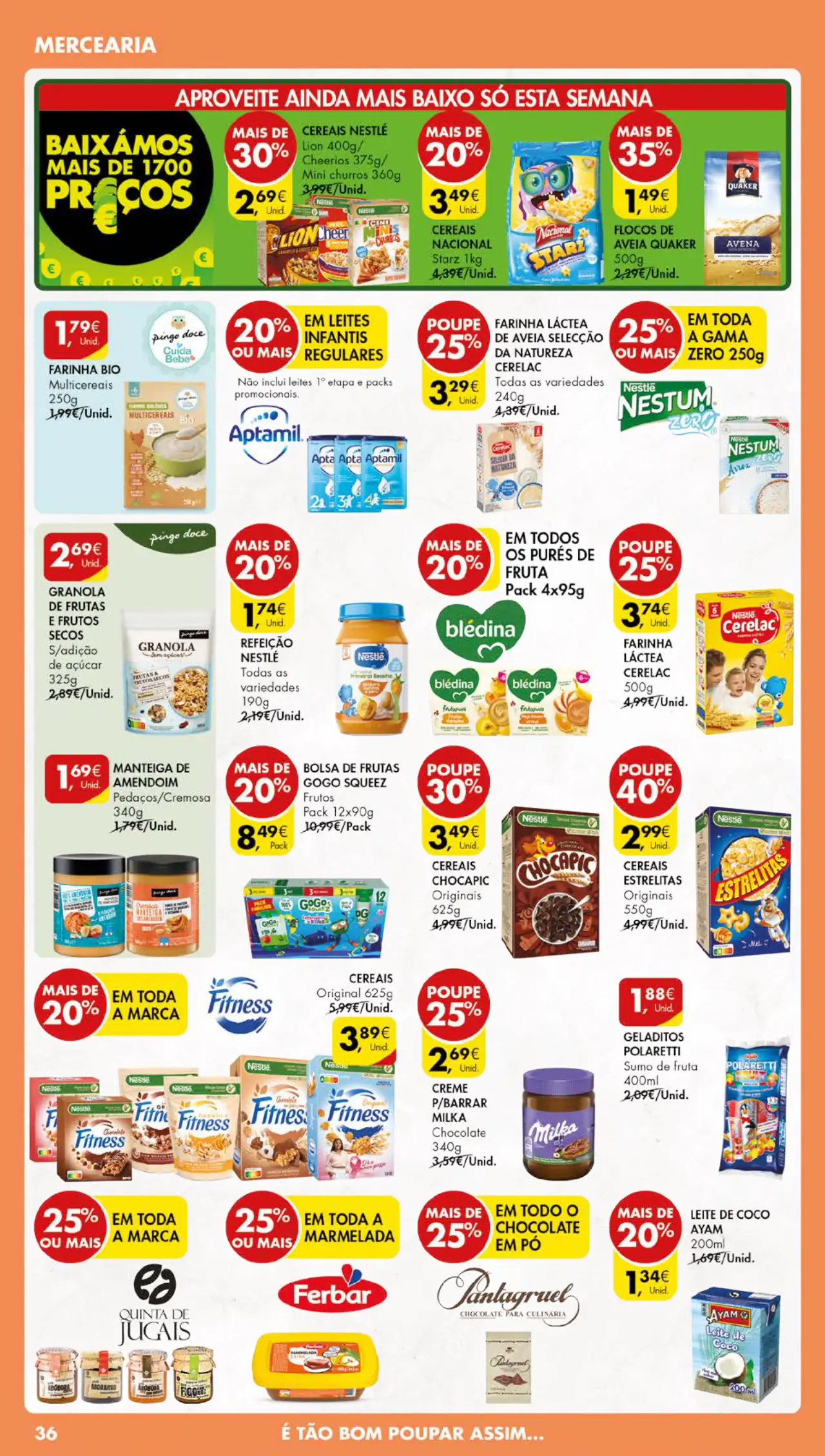 Antevis&atilde;o Folheto Pingo Doce (1 a 8 agosto)