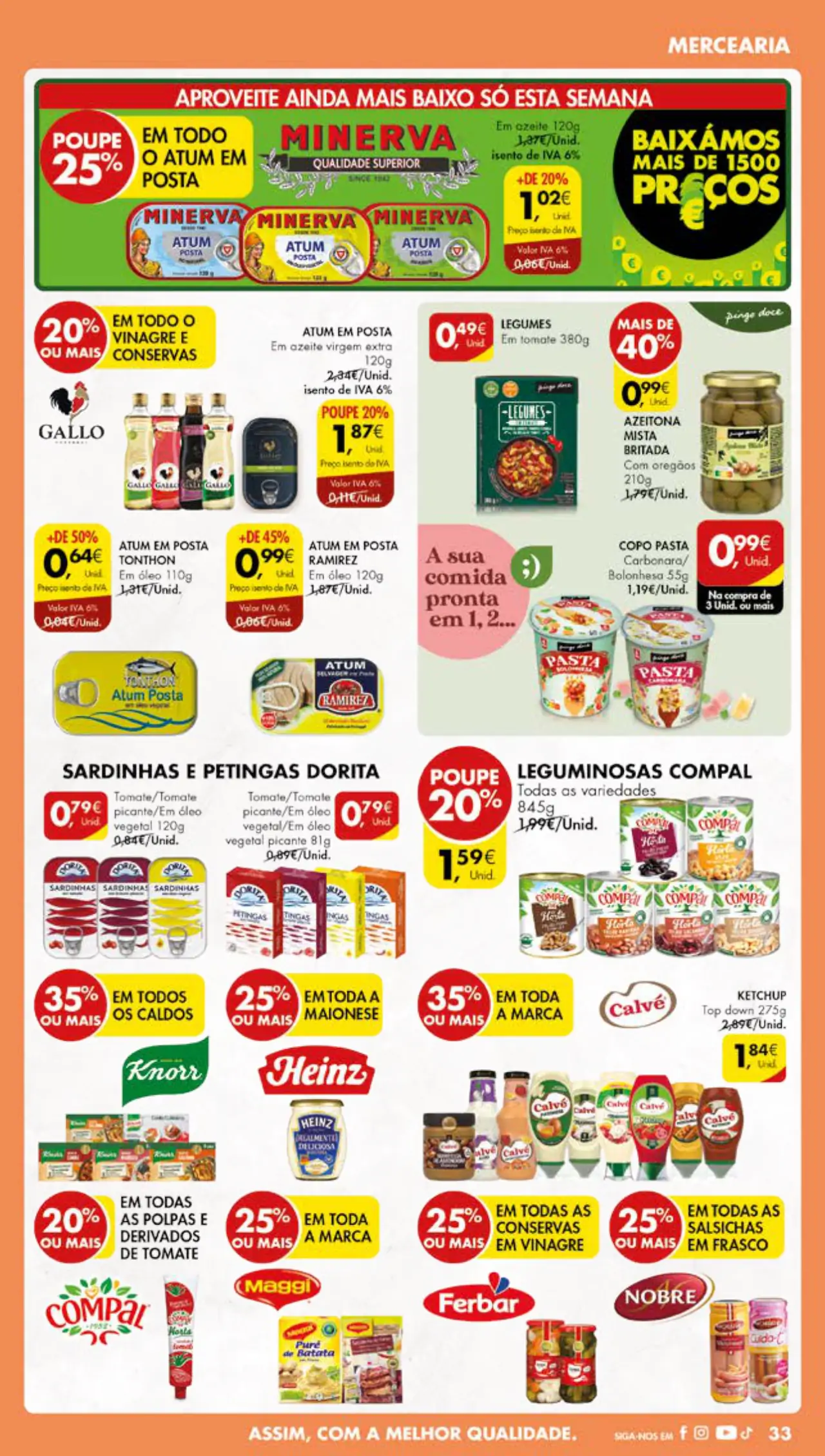 Antevis&atilde;o Folheto Pingo Doce (4 a 10 julho)