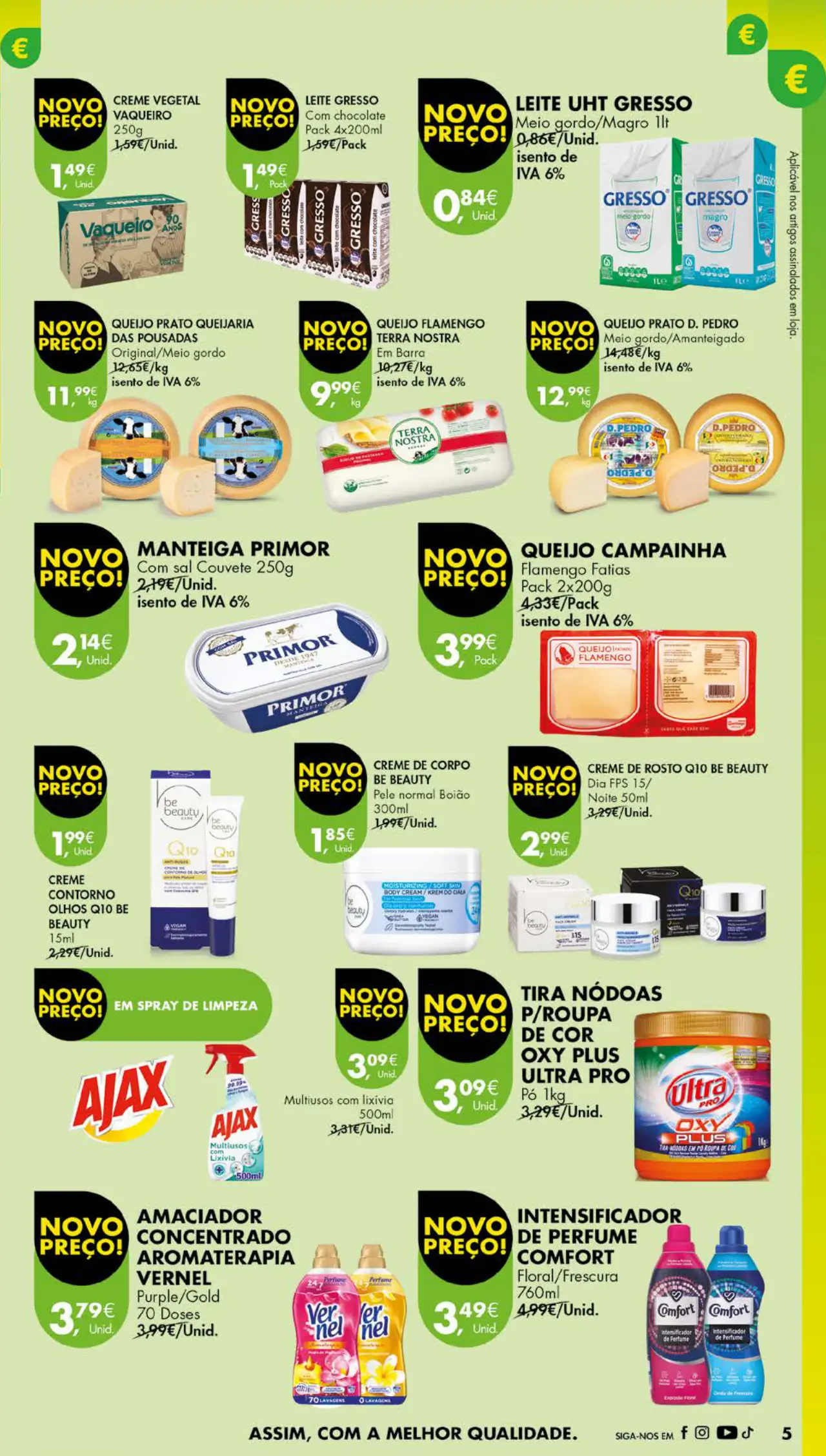 Antevis&atilde;o Folheto Pingo Doce (1 a 8 agosto)