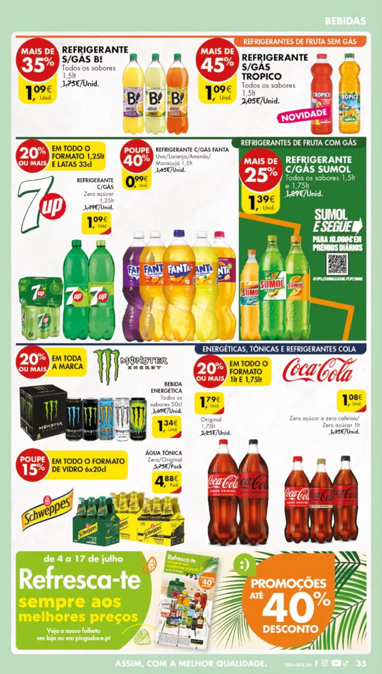 Antevis&atilde;o Folheto Pingo Doce (11 a 17 julho)