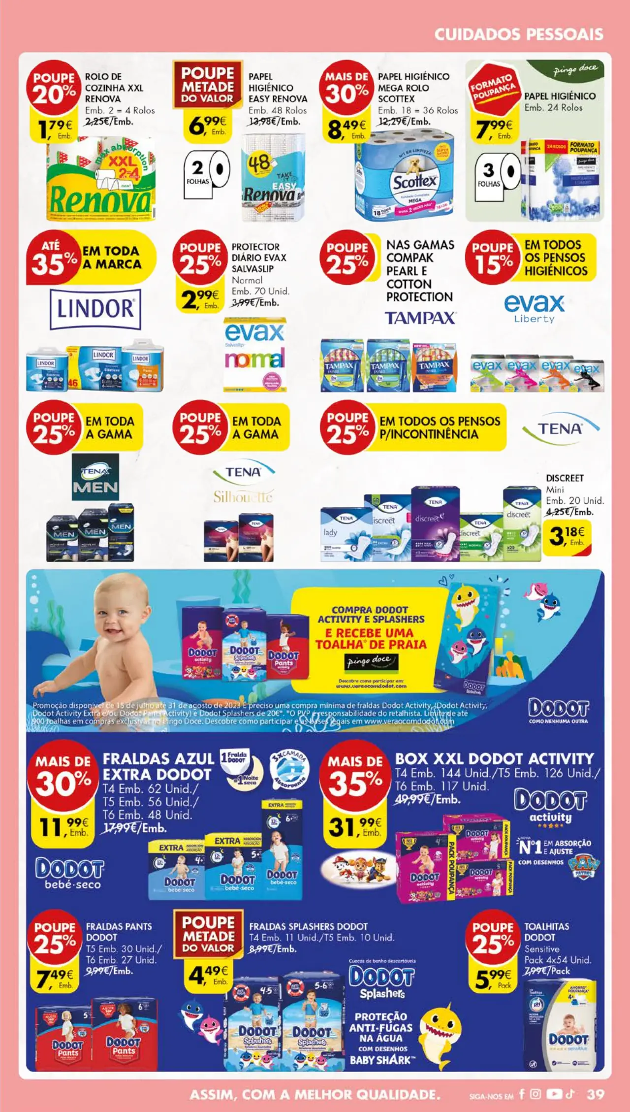 Antevis&atilde;o Folheto Pingo Doce desta semana (25 a 31 julho)