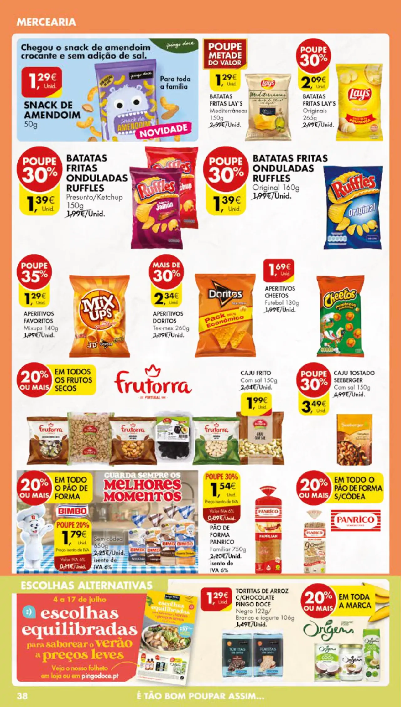 Antevis&atilde;o Folheto Pingo Doce (4 a 10 julho)