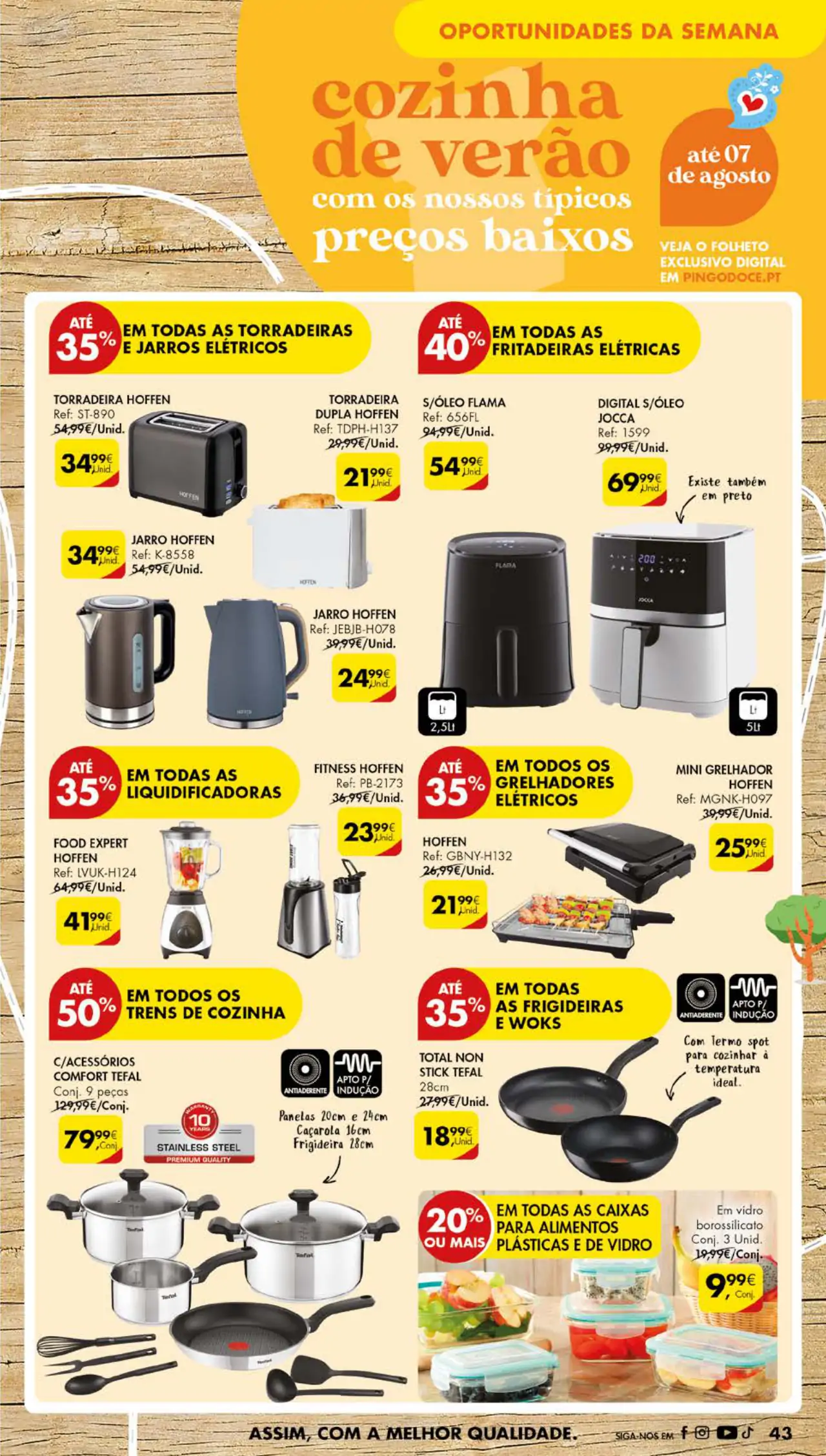 Antevis&atilde;o Folheto Pingo Doce (1 a 8 agosto)